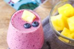 blueberry-pineapple-smoothie-recipe-eatwell101 image