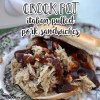 crock-pot-italian-pulled-pork-sandwiches-recipes-that image