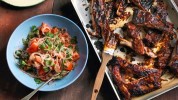 sweet-sticky-spicy-ribs-with-red-onion-salad image