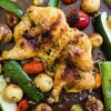 sheet-pan-spatchcocked-cornish-hens-with-summer image