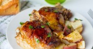 roasted-red-potatoes-and-chicken-thighs image