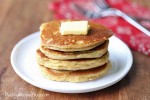 big-and-fluffy-almond-flour-pancakes-healthy image