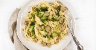 chicken-sausage-pasta-with-broccoli-slender-kitchen image