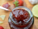 easy-refrigerator-strawberry-jam-recipe-souffle image