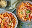 creamy-red-pepper-and-chicken-pasta-tesco-real-food image