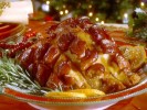 bourbon-honey-glazed-ham-recipe-sandra-lee-food image