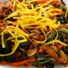 easy-japchae-korean-stir-fried-noodles-and-vegetables image