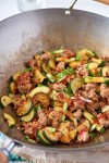 spicy-ground-pork-zucchini-stir-fry-kitchn image