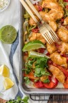 baked-chicken-fajitas-healthy-fajita-recipe-easy image