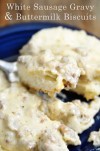 white-sausage-gravy-and-buttermilk-biscuits image