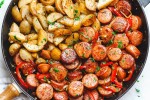 smoked-sausage-and-potato-skillet-recipe-eatwell101 image