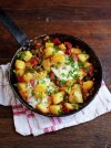 chorizo-potato-hash-recipe-jamie-magazine image