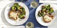 smothered-pork-chops-with-broccoli-and-mushrooms image