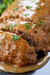 brown-gravy-meatloaf-the-best-meatloaf-recipe-ever image