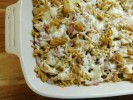 french-onion-chicken-pasta-bake-drizzle-me-skinny image