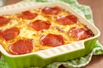 chicken-pepperoni-bake-pizza-in-a-casserole-the-spruce image