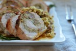 rolled-stuffed-turkey-breast-with-sausage-herb-stuffing image
