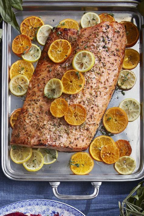 how-to-make-citrus-roasted-salmon-country-living image