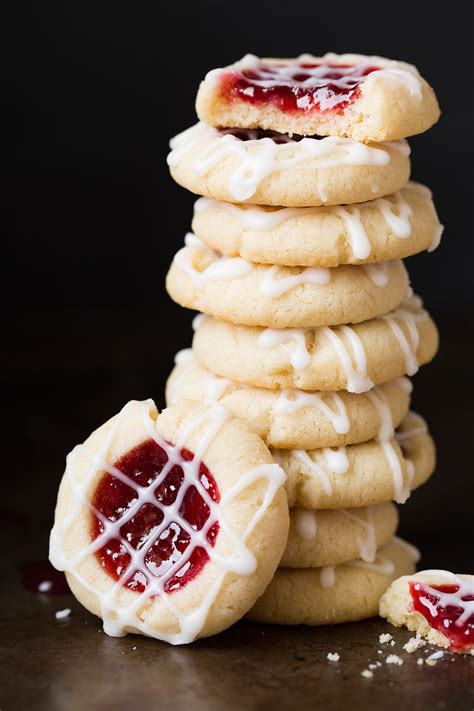 thumbprint-cookies-raspberry-almond-shortbread image