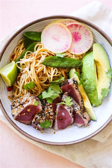 seared-tuna-and-soba-noodle-stir-fry-bowls-the image