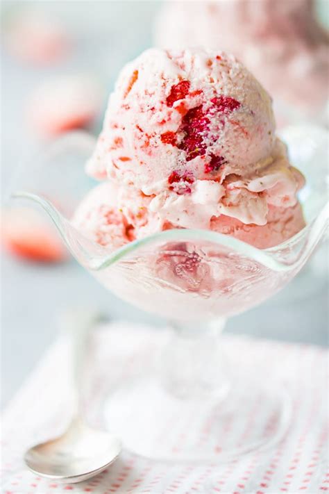 easy-strawberry-ice-cream-no-eggs-no-cook-no-churn image