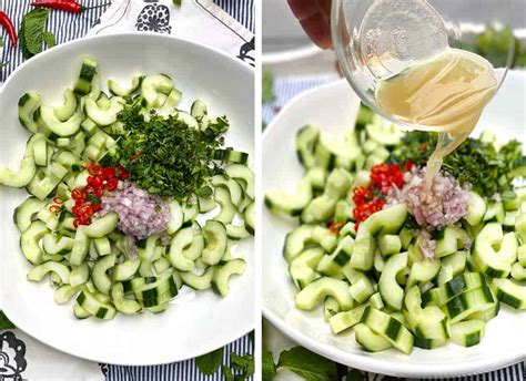 thai-cucumber-salad-with-chili-and-mint-panning-the image