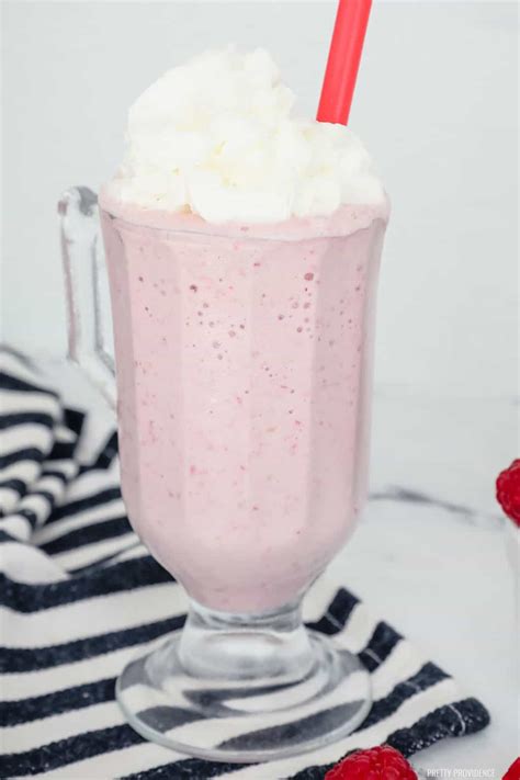 best-ever-raspberry-milkshake-pretty-providence image
