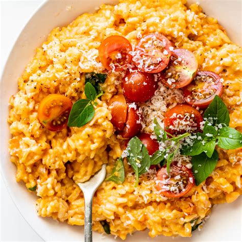 tomato-basil-instant-pot-risotto-simply-delicious image
