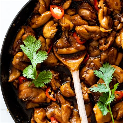 easy-sticky-ginger-chicken-simply-delicious image