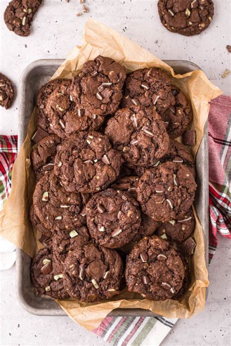 chocolate-mint-cookies-easy-budget image