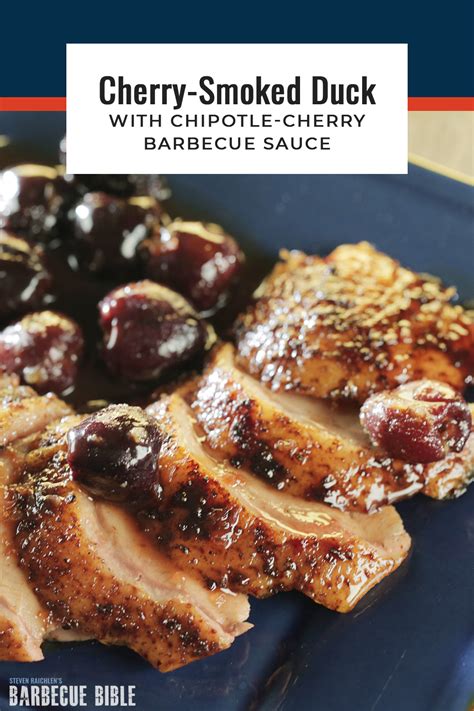 cherry-smoked-duck-with-chipotle-cherry-barbecue image