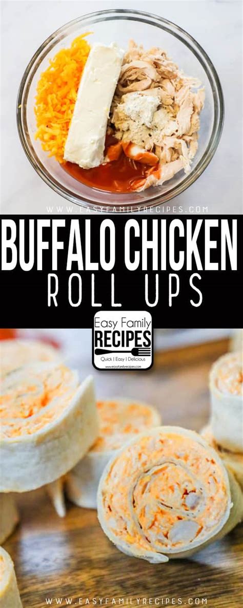 the-best-buffalo-chicken-roll-ups-recipe-easy-family image