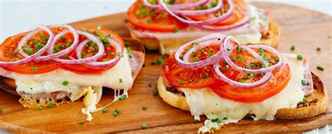 recipes-open-faced-grilled-ham-and-cheese image