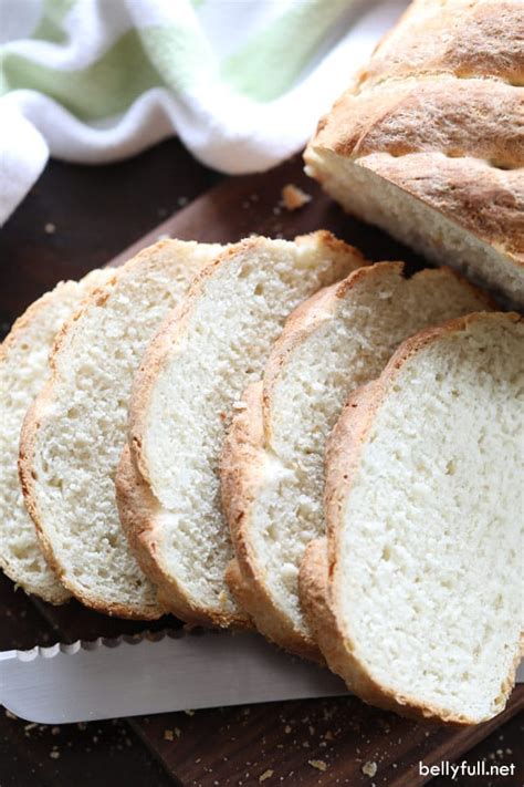 worlds-easiest-homemade-sandwich-bread-belly-full image