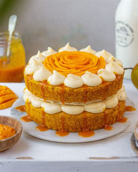 eggless-mango-cake-bake-with-shivesh image