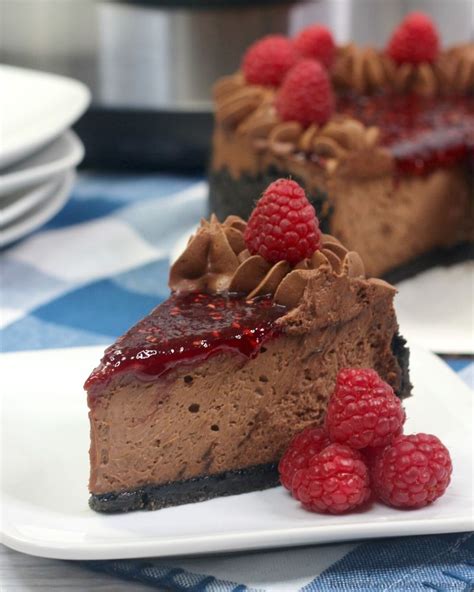 chocolate-raspberry-cheesecake-kitchen-fun-with-my-3 image