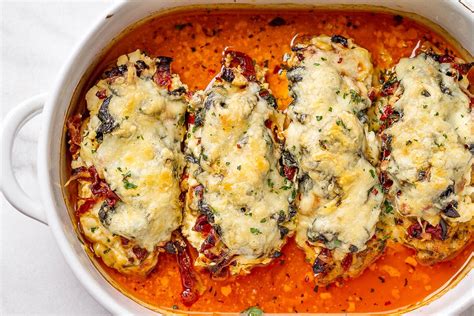 chicken-casserole-recipe-with-spinach-cream-cheese image