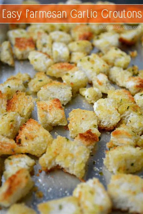 easy-homemade-parmesan-garlic-croutons-the-best image