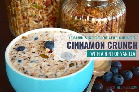 easy-cinnamon-keto-granola-keto-cinnamon-cereal image