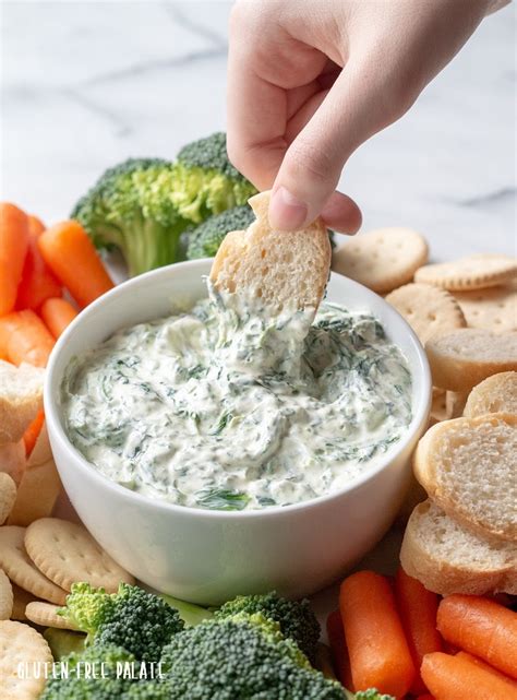 easy-spinach-dip-recipe-gluten-free-palate image