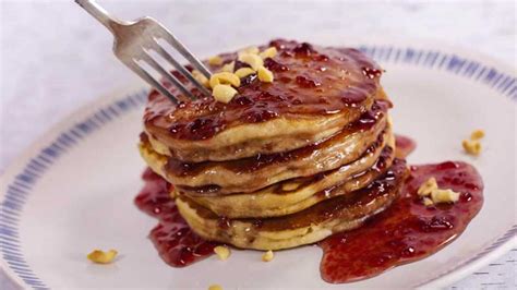 easy-pbj-pancakes-recipe-rachael-ray-show image