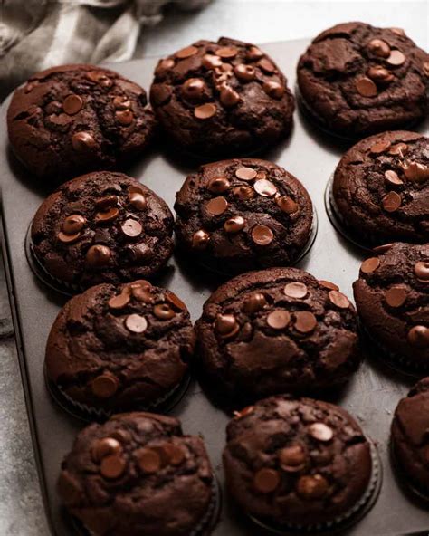 chocolate-muffins-recipetin-eats image