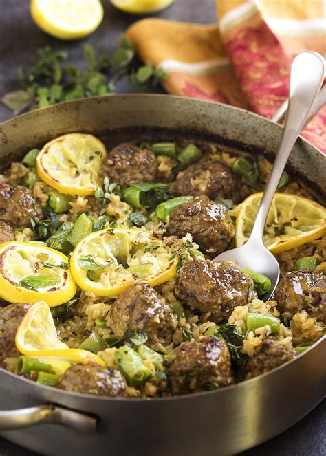 greek-lamb-meatballs-and-rice-one-pot-meal-just-a image
