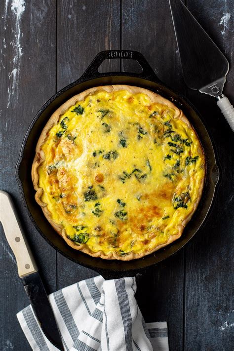 sausage-quiche-with-spinach-and-cheese image
