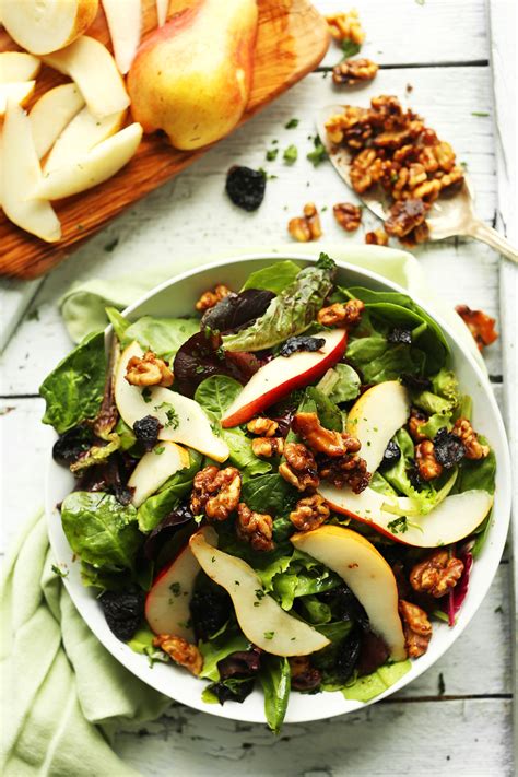 pear-balsamic-salad-minimalist-baker image