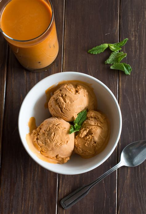 thai-tea-ice-cream-wok-skillet image