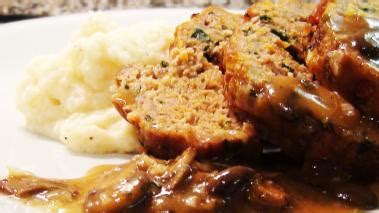 meatloaf-with-mushroom-sauce-no-recipe-required image