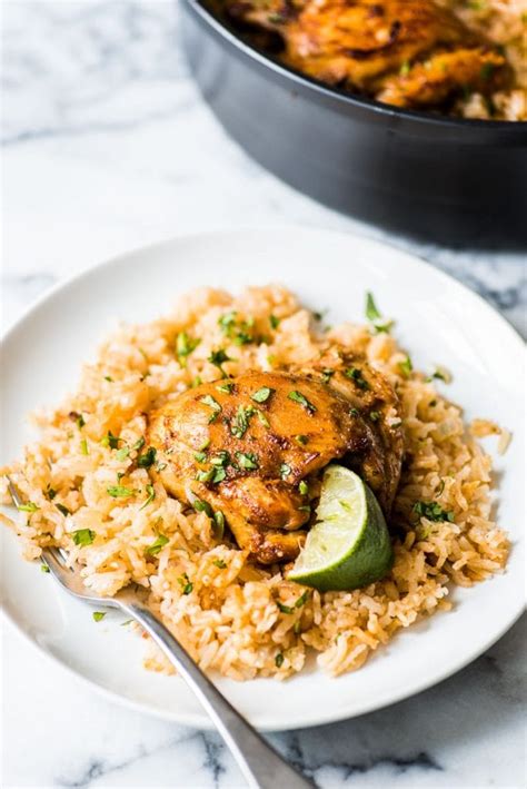 one-pot-mexican-chicken-and-rice-isabel-eats-easy image