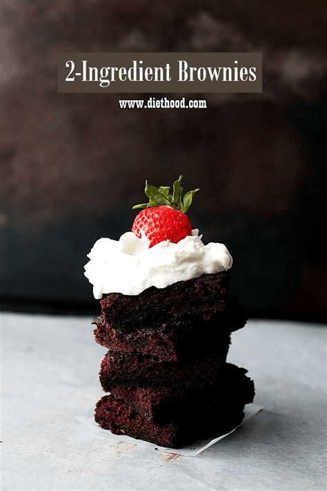 2-ingredient-brownies-recipe-diethood image