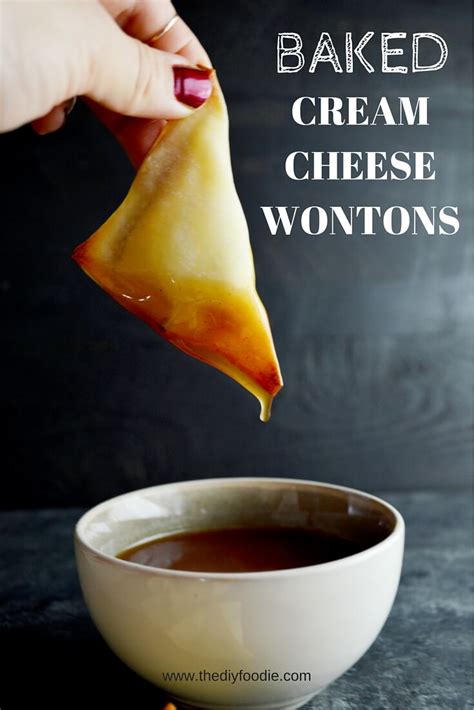easy-baked-cream-cheese-wontons-the-diy-foodie image